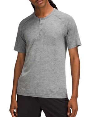 LULULEMON ATHLETICA Men's Metal Vent Tech Henley Short Sleeve